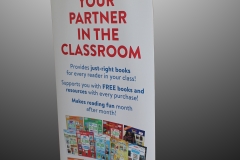 roll up banner Scholastic