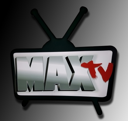 LED illuminated channel box MAX TV