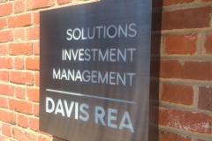 Titanium black custom stainless steel box LED illuminated