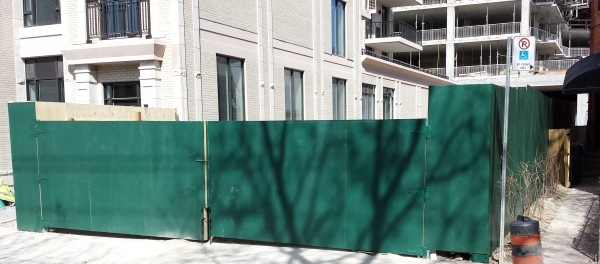 Gates of the hoarding