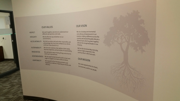 Mural wall graphics HEMMERA