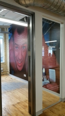 Wall graphics Bruce Willis
