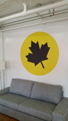 Wall graphics Leaf