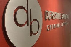 3D cut brushed logo Law