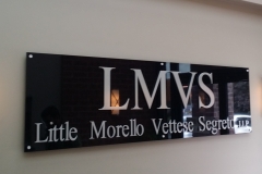 Reception sign for LMVS