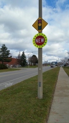 Traffic control sign