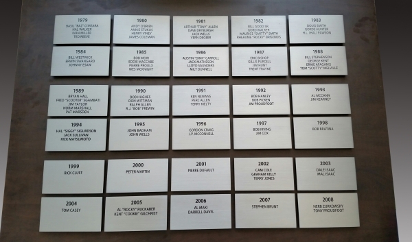 Etched stainless steel plaques Tiger Cats