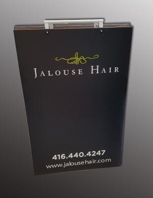 Chalk a board Jalouse Hair salon