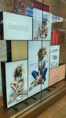 Custom LED sign boxes UGG Yorkdale mall
