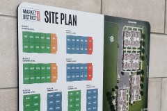 Custom site plan sign