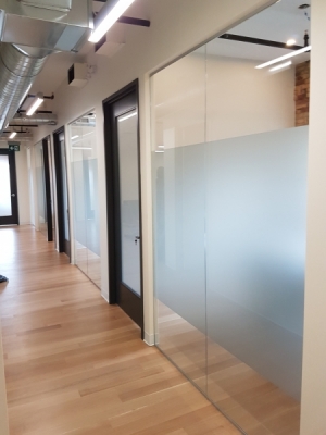 Windows custom frosting for offices
